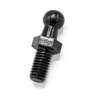10mm Ball Stud, 5/16-18 x .56 long thread, 31.5mm overall length, clear zinc plated