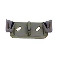 Striker loop with plate, .312 Diameter, with bumper wedges. Meets FMVSS 206 when used with approved components