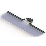 Polycarbonate, 7" x 26", center mount