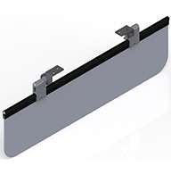 Plexiglass, 13% tinted, 6.5" x 24", short, dual mount brackets.